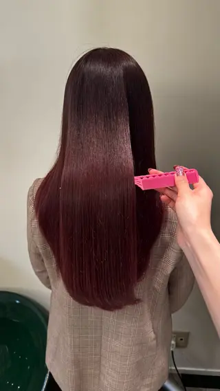 カラー ピエドプール NINAのヘアスタイル