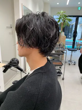 メンズ 堀 明俊のヘアスタイル