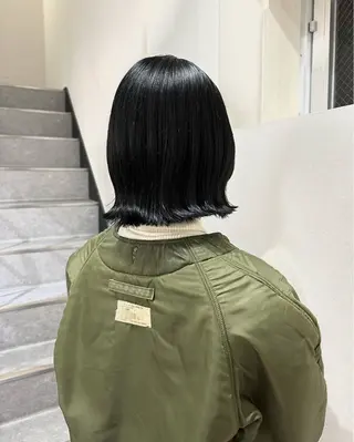 ミディアム nao/福岡美容室 パーマ/ボブパーマのヘアスタイル