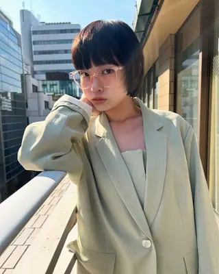 ショート カラー ショート/ボブ/ 心斎橋/宮脇美奈のヘアスタイル