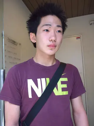 ショート メンズ siki 大阪福島 エンドウハルのヘアスタイル