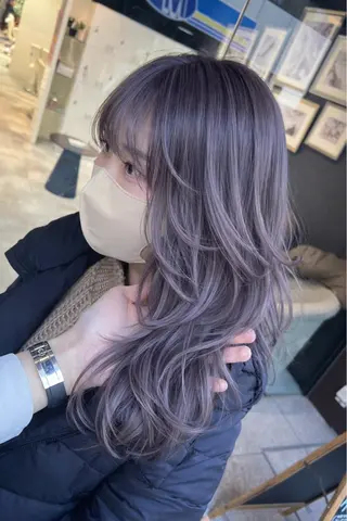 カラー 透明感のある艶髪なら 矢場町駅4番出口すぐのヘアスタイル