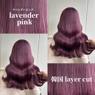 セミロング カラー ヘアアレンジ 《暖色/韓国hair 》🇰🇷桑原ユキネのヘアスタイル