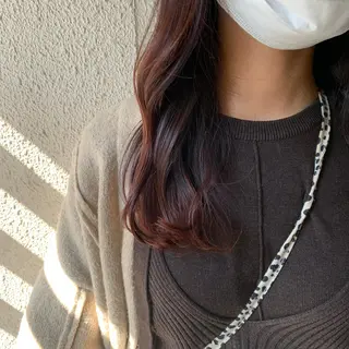 セミロング カラー chouette/ 根本優希のヘアスタイル