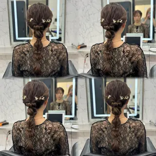 ロング ヘアアレンジ JPCY MIRIYAのヘアスタイル