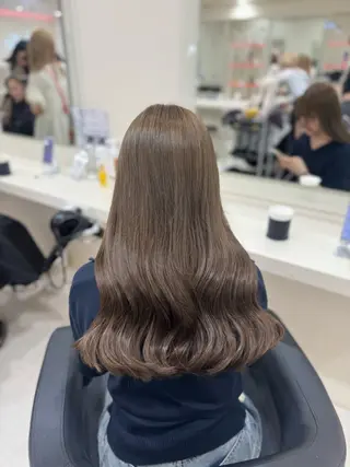 ロング カラー 🤍韓国大人っぽ ベージュMAI🤍のヘアスタイル