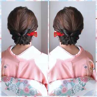 ヘアアレンジ ビーアトリエ目黒所属・ヘアセット/着付け＊ 松永香代子のヘアスタイル