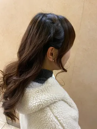 ロング ヘアアレンジ Cecil hair所属・yui/パーマ/ メンズカットのヘアスタイル