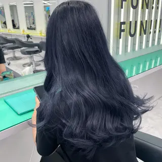 ロング 🦋韓国風カラー🦋 こうせい原宿のヘアスタイル