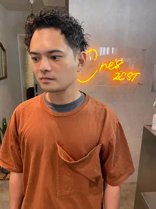 ショート パーマ メンズ XENA表参道 MIKUのヘアスタイル