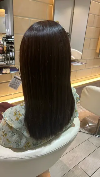 セミロング 土田 アキナのヘアスタイル