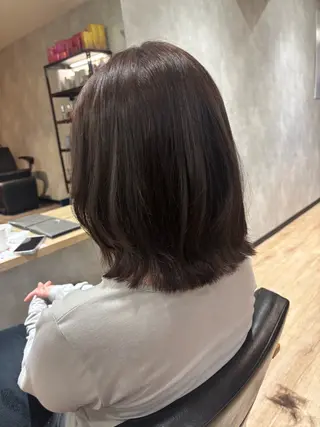 ミディアム カラー 🎀Maho🎀ボブ × 髪質改善のヘアスタイル