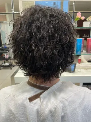 パーマ メンズ 🔹メンズ縮毛矯正 川島爽楽🔹のヘアスタイル