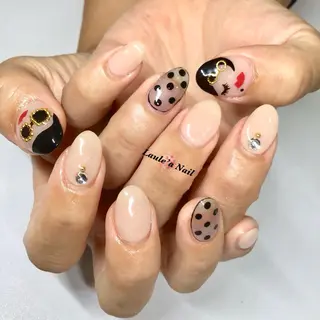 ロング カラー ネイル マツエク・マツパ 福田 加奈のネイルデザイン