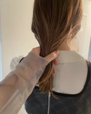 セミロング カラー riria/ボブ /ブラウンカラー🎀のヘアスタイル