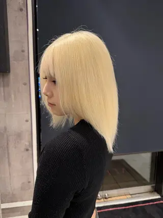 ロング カラー 複雑履歴修正/ ハイトーン職人/拓真のヘアスタイル