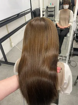 ロング 愛され暖色♥️モテ 艶髪♥️りなのヘアスタイル