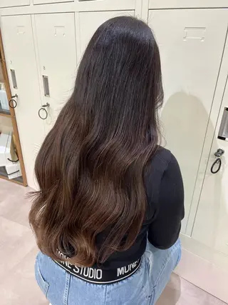 ロング カラー 🎀FACE。暖色 カラー/カスミ🤍のヘアスタイル