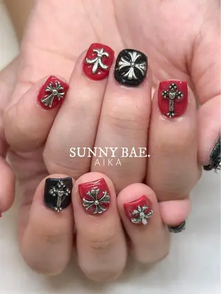 ショート SUNNY BAE.所属・Made By AIKAのネイルデザイン