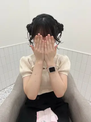 ロング ヘアアレンジ 新井 凪のヘアスタイル