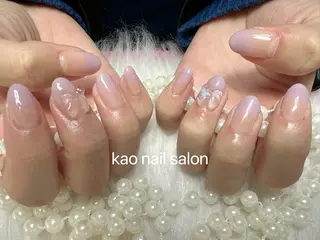 ネイル kao nail マグネット/長さだしのネイルデザイン