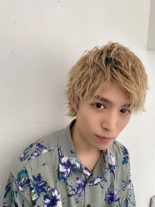 ショート カラー メンズ go today表参道flos所属・メンズ特化🔥 倉兼翔のヘアスタイル