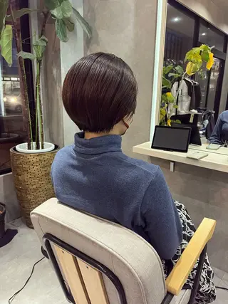 ショート カラー 長谷川 湧のヘアスタイル