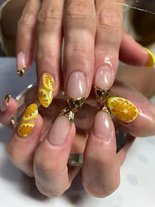 セミロング ネイル nail yukkoのネイルデザイン