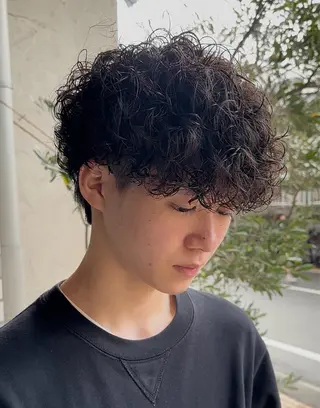 パーマ メンズ 年間2000名担当◎ パーマ職人/仲原佑樹のヘアスタイル