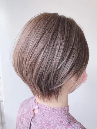 ショート 【赤み消しカラー】 中野浩太のヘアスタイル