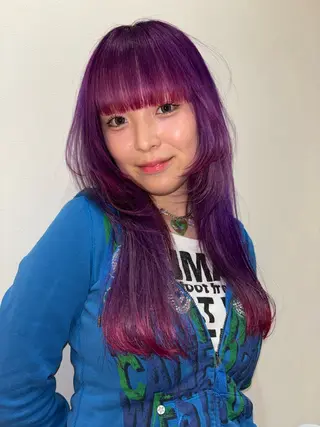 ロング カラー Nakamura Manaのヘアスタイル