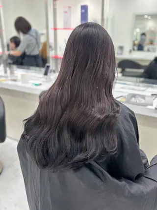 ロング 渋谷🥇透明感カラー 特化美容師のヘアスタイル