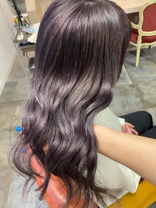 ロング ハイトーンボブ Mizuki.のヘアスタイル