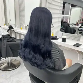 セミロング カラー ヘアアレンジ 🫧原宿艶ワンカラー /ダブルカラー🫧のヘアスタイル