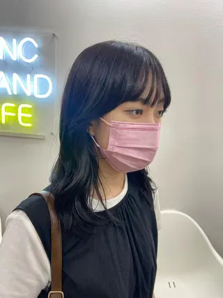 セミロング SUNC🍀大熊 花奈絵🍀のヘアスタイル