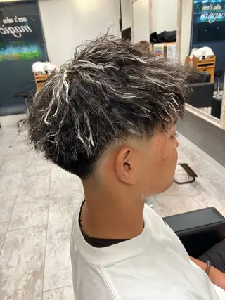 カラー パーマ メンズ メンズ特化/パーマ/ フェードWATARUのヘアスタイル