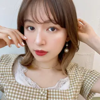 ミディアム カラー 🪭risa 暖色/レイヤー🪭のヘアスタイル