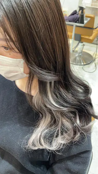 ロング カラー nameless miichiのヘアスタイル