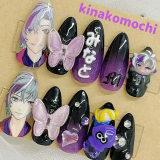 ネイル Nail Salon  Soleil所属・SOLEIL☀️｡ﾟ ワンホン/推し活のネイルデザイン