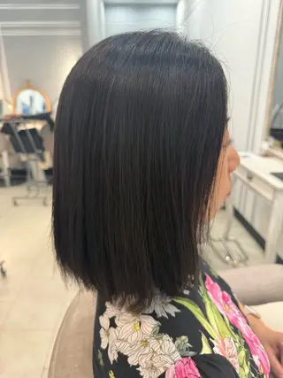 ミディアム パーマ Eclat【エクラ】所属・三上 莉里のヘアスタイル