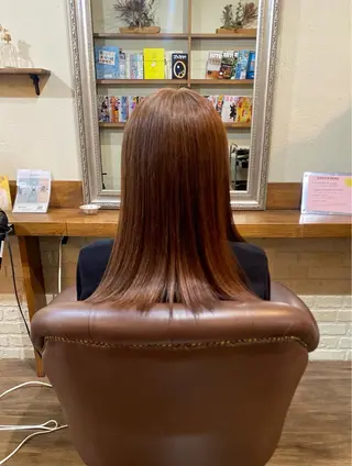 ロング Hair & Eyelash Riche所属・肥田 夕蘭のヘアスタイル