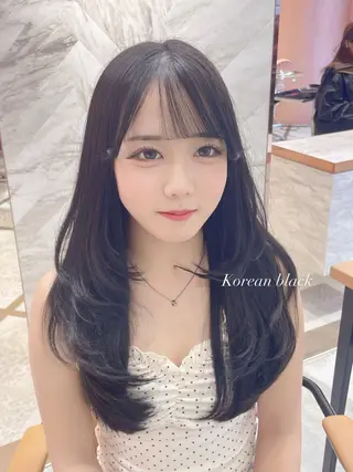 カラー オフホワイトアンド大阪店（off white×And）所属・🤍韓国ワンホンヘア ayaha🤍のヘアスタイル