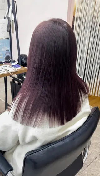 ロング カラー 松本 ゆまのヘアスタイル