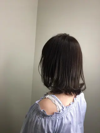 セミロング カラー ANKHCROSS新宿店【アンククロス】所属・メンズパーマ スペシャリスト大塚のヘアスタイル