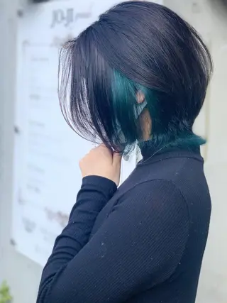 ショート カラー クバガワ シュンのヘアスタイル