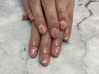 ネイル ネイルリボン 受付スタッフのネイルデザイン