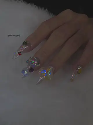 ネイル Spiky とうげ ふうかのネイルデザイン