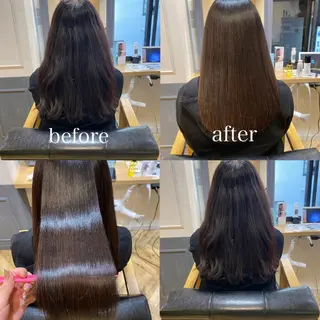 ロング 艶カラー/韓国顔周り 🎀mamiのヘアスタイル