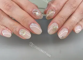 ネイル 神田 ココナッツのネイルデザイン