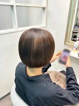 ショート 縮毛矯正 髪質改善🎀カノンのヘアスタイル